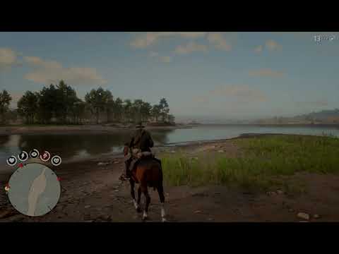 Red Dead Redemption 2. Perfect Iguana Skin on island across from Clemens Point