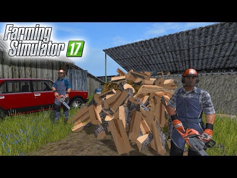 ПОМОЩЬ БАБУШКЕ! КОЛЕМ ДРОВА НА ЗИМУ! FARMING SIMULATOR 17