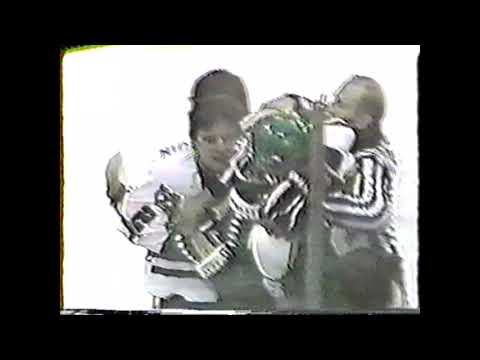 Chicago Blackhawks Minnesota North Stars Oct. 19, 1986 and Nov. 5, 1986 Fights and Rough