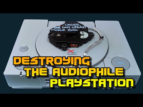Sony PS1 X-station install - late model PU-8 board aka. "The Audiophile Playstation"