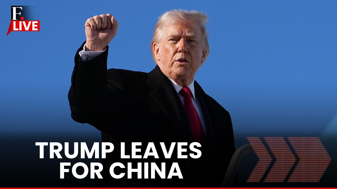 Donald Trump Departs for China for High-Stakes Summit With Xi Jinping | LIVE