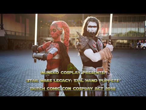 InuNeko Cosplay in "Starwars Legacy: Evil Hand Puppets" - Dutch Comic Con 2018 - Sunday cosplay act