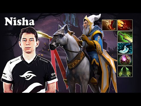 Nisha - Keeper of the Light Midlane | Dota 2 7.31b Gameplay