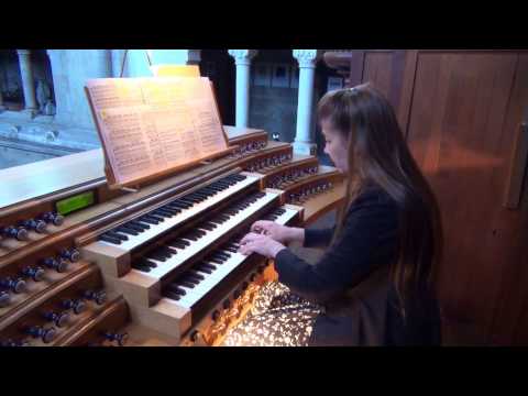 Bach Concerto en La mineur pour 4 clavecins BWV 1065 Pascale Mélis à l'orgue St. Clodoald St. Cloud