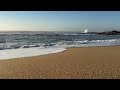 Real Ocean Waves On A Sunny Day No Music Just Nature