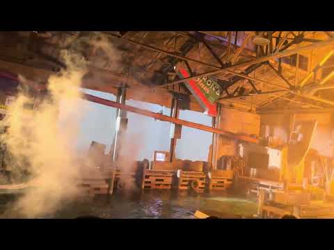 [4K] Major Hurricane Special Effect Show - Lights! Camera! Action! at Universal Studios Singapore