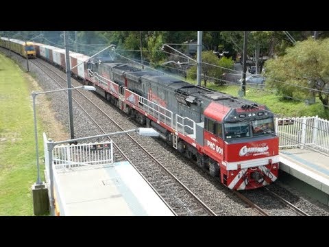 Australian Trains - Meadowbank in the Rain