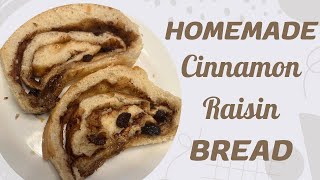 Homemade Cinnamon Raisin Bread | Bake With Me