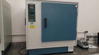 Determinação de teor de água - método da estufa