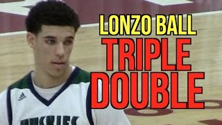 Lonzo Ball TRIPLE DOUBLE in HIGH SCHOOL‼️Chino Hills vs Bam Adebayo | Ball Brothers