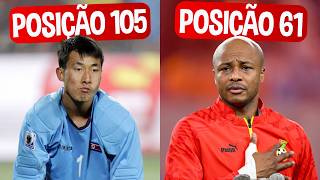 Como o PIOR País do Ranking da FIFA Jogou em Cada Copa