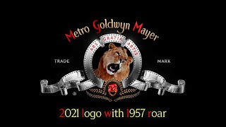 2021 Metro-Goldwyn-Mayer logo with 1957 roar track