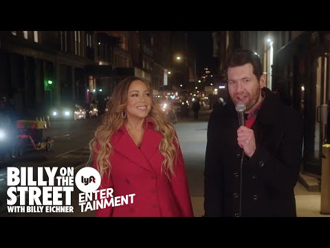 Billy on the Street with MARIAH CAREY!!! A Holiday Miracle!!!