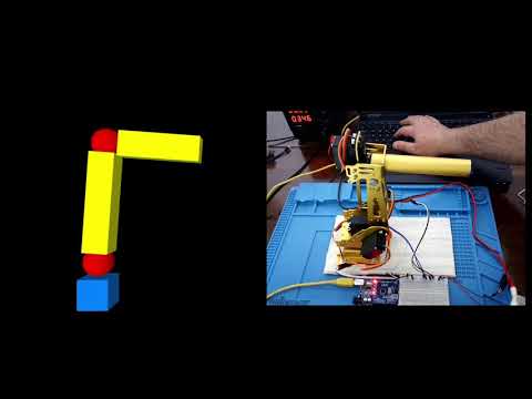PILOTARE SERVOMOTORI CON ARDUINO E PROCESSING E CON RAPPRESENTAZIONE 3D DEL BRACCIO ROBOTICO.