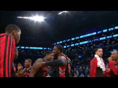 Patrick Patterson Gets the Steal and the Game-Winner in Brooklyn!