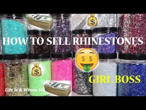 HOW TO START A BUSINESS SELLING RHINESTONES- VENDORS LIST -BUYING FROM ALIBABA
