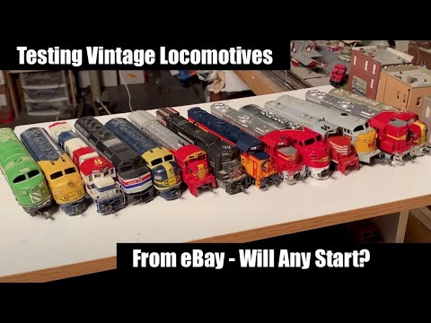 Testing Vintage Locomotives from eBay - Will Any of these Start?