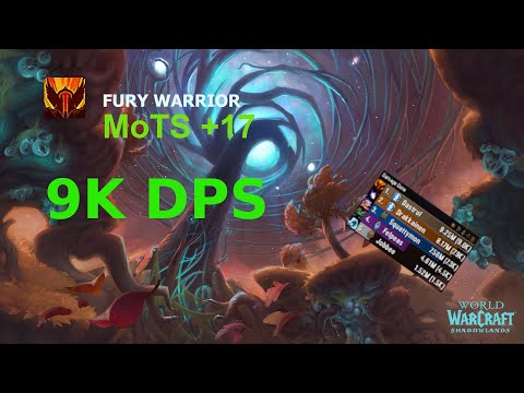 Wow, Mist of Tirna Scithe +17 , Fury Warrior POV 9k DPS
