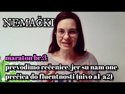 NEMAČKI - AKTIVNO PREVODIMO SA NAŠEG NA NEMAČKI - DA NE ZASTANETE DOK PRIČATE -  REČ KOJA NEDOSTAJE