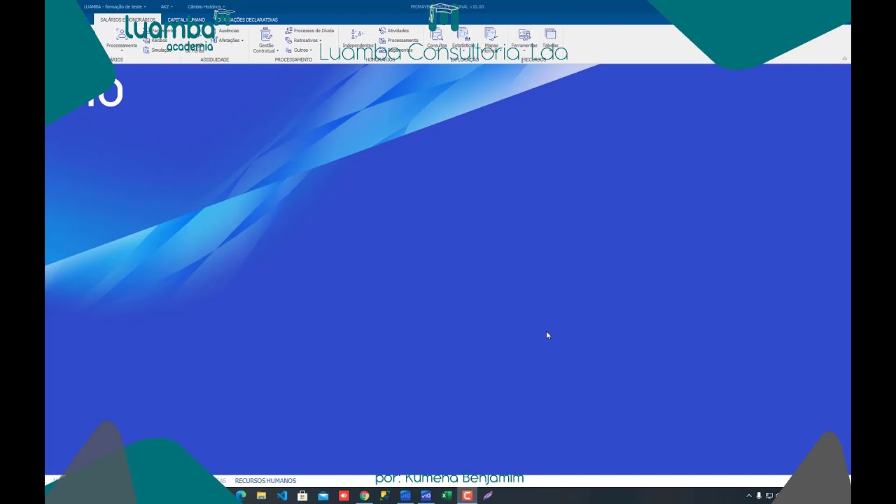 PRIMAVERA V10 Actualizar desconto de IRT no Subsidio de Alimentação