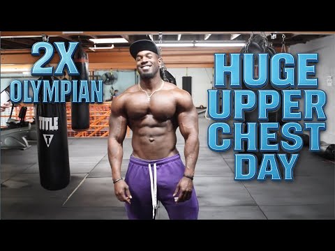 Build a Huge Upper Chest w/ 2X Olympian Feddy Moe | Full Chest Workout