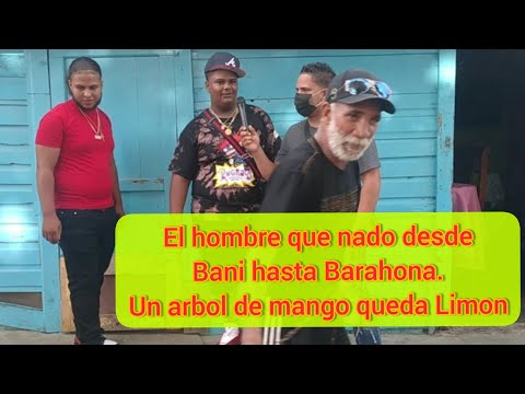 EL TEAM BOY Y ALVING KING (HOMBRE QUE NADO DESDE BANI HASTA BARAHONA) DETRAS DE CAMARA