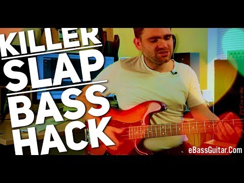 Killer Slap Bass Hack - How To Slap In 6ths On The Bass Guitar