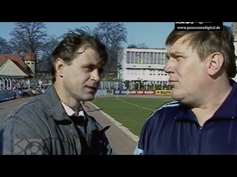 Lothar Kurbjuweit und Horst Rau zu BSG Fortschritt Bischofswerda-FC Rot Weiss Erfurt, 17.03.1990
