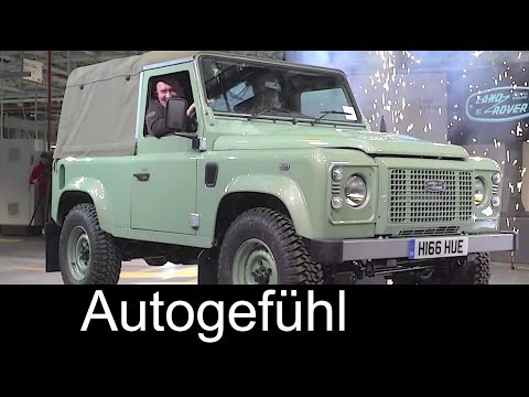 Last ever classic/original Land Rover Defender built in Solihull - Autogefühl
