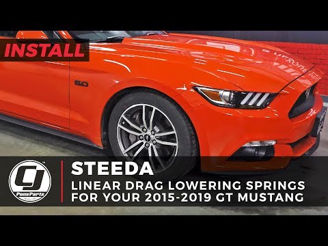 2015-2023 Mustang Install: Steeda Linear Drag Lowering Springs