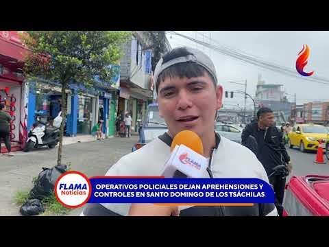 Operativos policiales dejan aprehensiones y controles en Santo Domingo