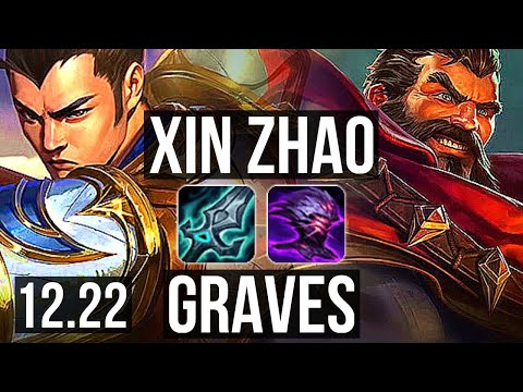 XIN ZHAO vs GRAVES (JNG) | 5/1/8, 900K mastery, 300+ games | KR Diamond | 12.22