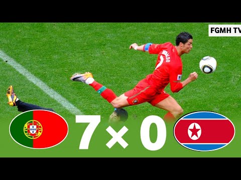 Portugal 7×0 North Korea | 2010 World Cup Extended Highlights & All Goals HD