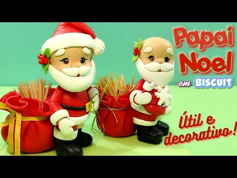 "Christmas Art: How to Create a Decorative and Utilitarian Santa Claus in COLD PORCELAIN"