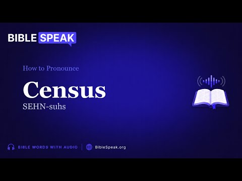 How to Pronounce Census video thumbnail