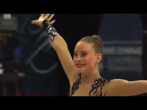Špela Kratochwill SLO Ribbon - European Championships 2015 Minsk