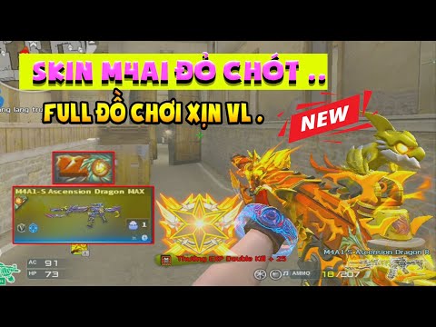 ► Bình luận Đột Kích - Skin M4a1 " đỏ chót "