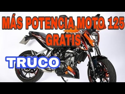 CÓMO TRUCAR MOTO 125 cc MÁS RPM y Potencia Gratis, rápido y fácil. KTM DUKE 125