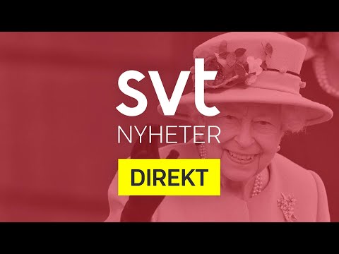 Nyheter direkt - Storbritanniens drottning Elizabeth II är död (SVT 2022.09.08-2)