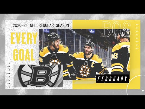 Every Boston Bruins Goal - February 2021 | NHL | BOS