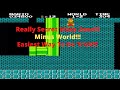 Super Mario Brothers Secret Revealed Warp Zone Minus World Easiest Way To Do Trick NES Nintendo