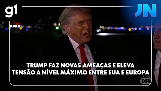 JN: Em sequência vertiginosa de mensagens, Trump ironiza e ameaça aliados e expõe conversas privadas