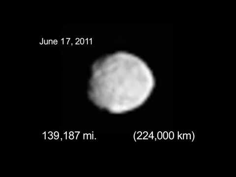 Dawn approaches Vesta (movie as of June 20, 2011)