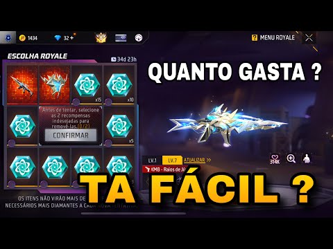 Getting the XM8 Jupiter Lightning in Free Fire - Choice Royale Event - Is it easy? Evolutionary XM8