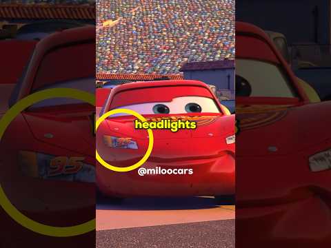 Did you NOTICE Lightning McQueen's headlights?