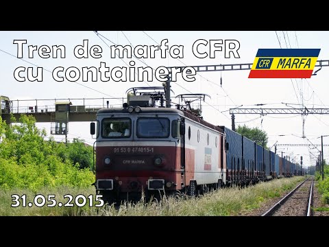 Tren de marfa cu 48 de vagoane intra in Suceava - 31.05.2015