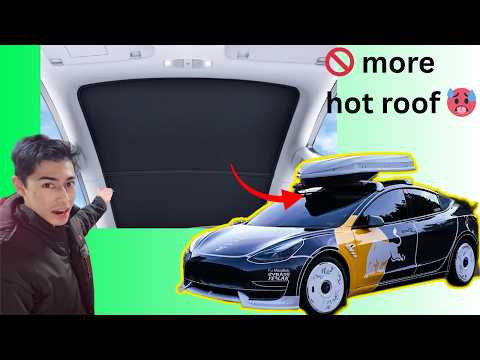 Tesla Model 3 Sunshade: Unboxing, Review & Install!