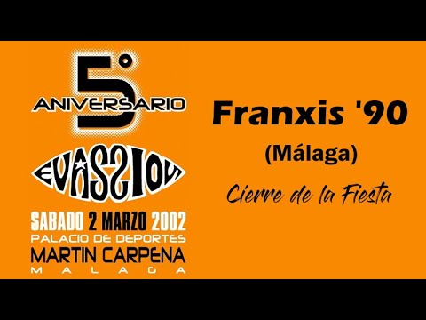 Franxis '90 @ 5º Aniversario Mundo Evassion, Martin Carpena, Málaga. Cierre de la Fiesta!!