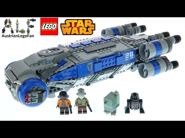 Vídeo relacionado con Building Lego 75293 Star Wars Resistance I-TS Transport 932 pcs