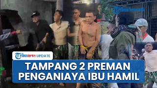 Tampang 2 Preman Penganiaya Wanita Hamil saat Tawuran di Medan, Digiring dengan Tangan Diborgol